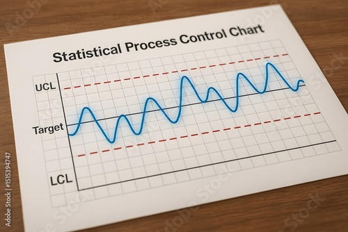 Wallpaper Mural Detailed look at a Statistical Process Control Chart, a clear and concise visual representation of data analysis and process monitoring. Torontodigital.ca