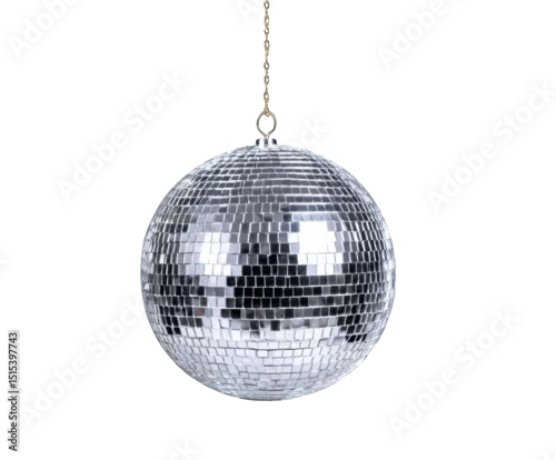 Obraz Shimmering disco ball for vibrant dance party atmosphere