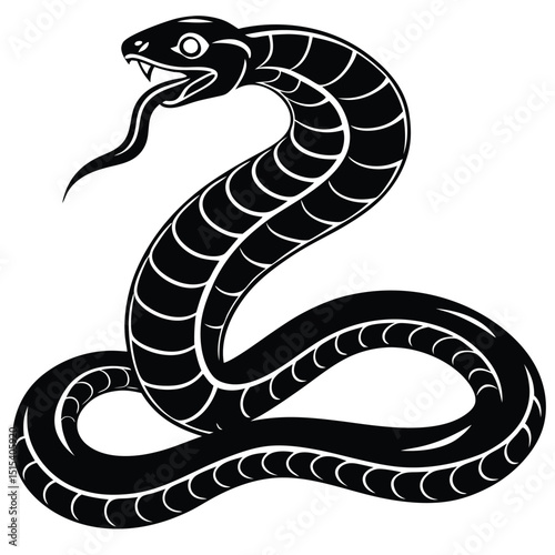 vector illustration of a snake