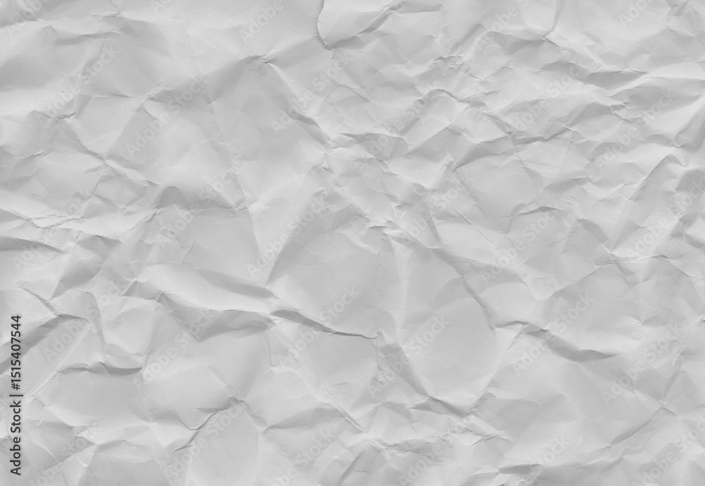Crumple White Paper Texture Background Crumple White Paper Texture Background