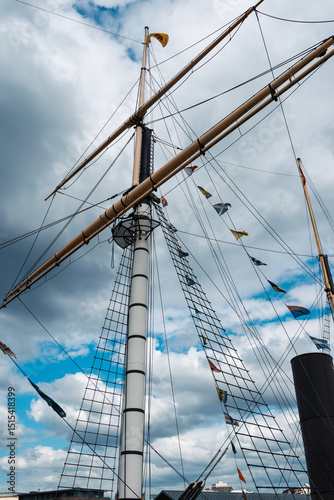 tall ship mast s.s. great britain bristol photo
