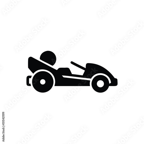 racing car isolated on white