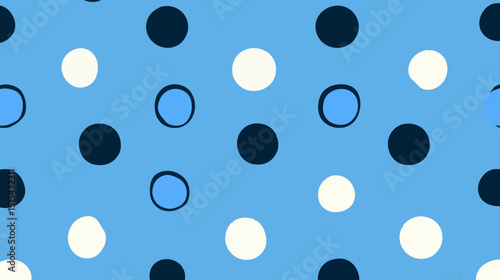A contemporary blue pop art backdrop featuring halftone dots in a comic book style, presented as a modern eps10 illustration