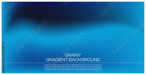 Grainy Blue Gradient Background Texture — Soft Light Abstract Backdrop

