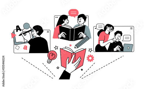教育・勉強イラスト