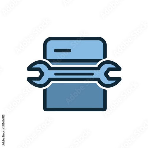  vector icons representing home fix and factory maintenance, gas and electricity maintenance                              
