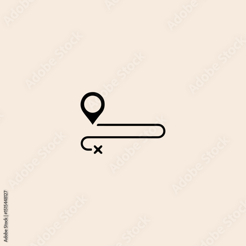 we moved icon flat vector design.