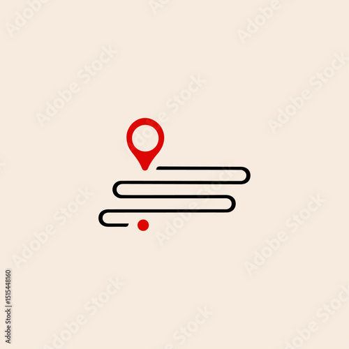 we moved icon flat vector design.