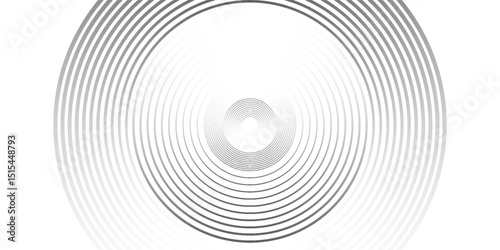 Concentric circles geometric element eps 10
