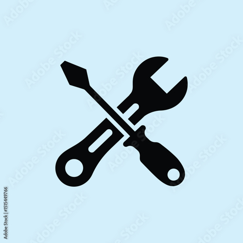  vector icons representing home fix and factory maintenance, gas and electricity maintenance                              
