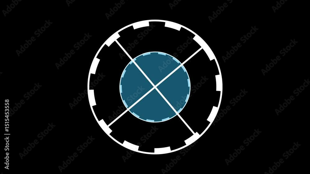 Circle HUD technological futuristic elements.Sci Fi circle elements