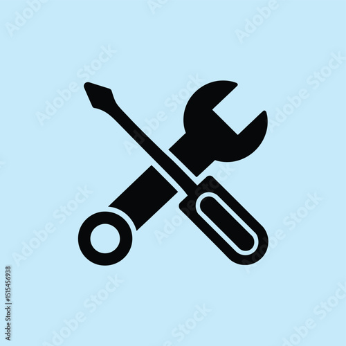  vector icons representing home fix and factory maintenance, gas and electricity maintenance                              
