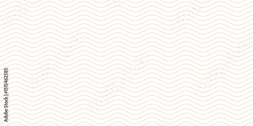 Black wavy line seamless pattern. Waves lines on white background. Ripple texture. Waviness vector illustration in EPS 10