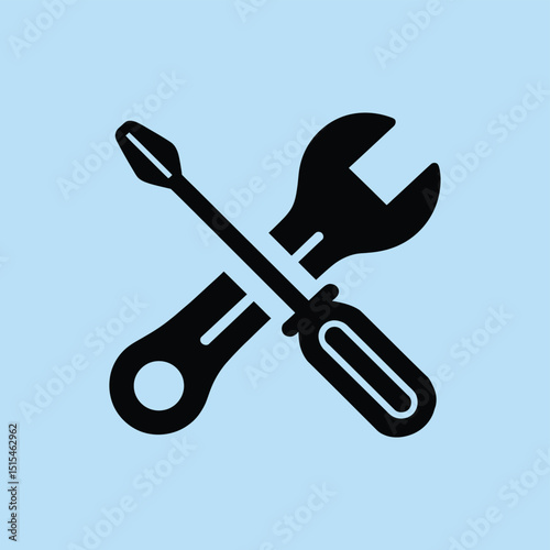  vector icons representing home fix and factory maintenance, gas and electricity maintenance                              

