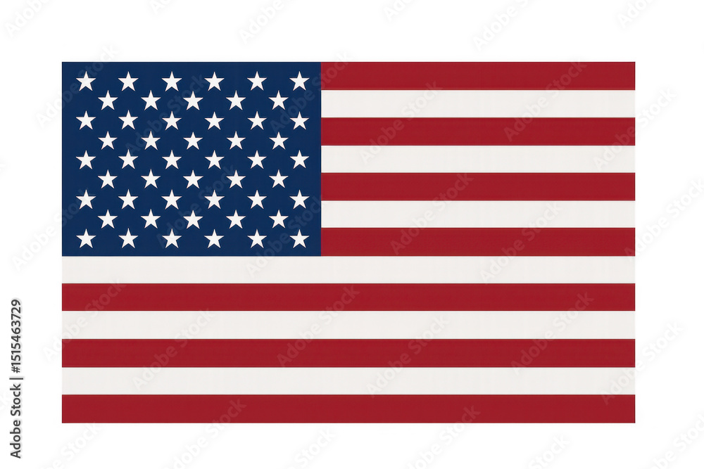 Realistic vector illustration of the american flag on a transparent background, perfect for patriotic projects Realistic vector illustration of the american flag on a transparent background, perfect for patriotic projects