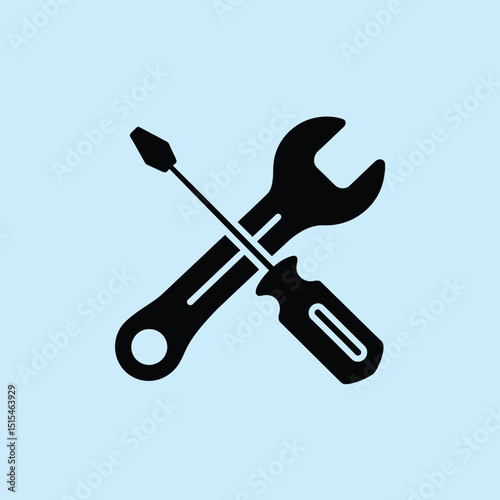  vector icons representing home fix and factory maintenance, gas and electricity maintenance                              
