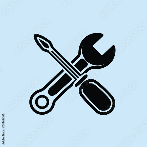  vector icons representing home fix and factory maintenance, gas and electricity maintenance                              
