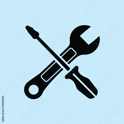  vector icons representing home fix and factory maintenance, gas and electricity maintenance                              

