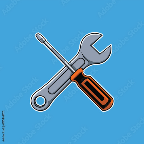  vector icons representing home fix and factory maintenance, gas and electricity maintenance                              

