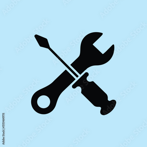  vector icons representing home fix and factory maintenance, gas and electricity maintenance                              

