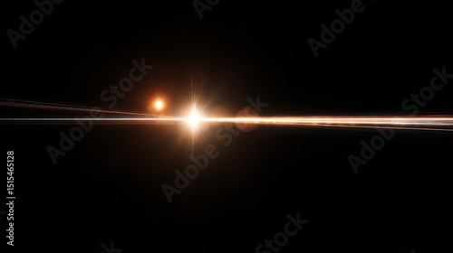 Abstract Golden Light Beam Effect Dramatic Flare Background Design Bright Starburst Glowing Energy Rays Shine Powerful Light Burst Celestial Space Galaxy Universe Cosmic Light     