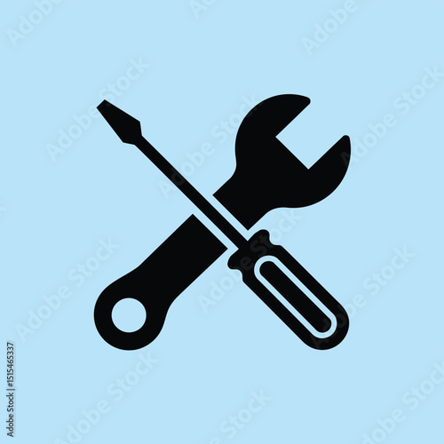  vector icons representing home fix and factory maintenance, gas and electricity maintenance                              
