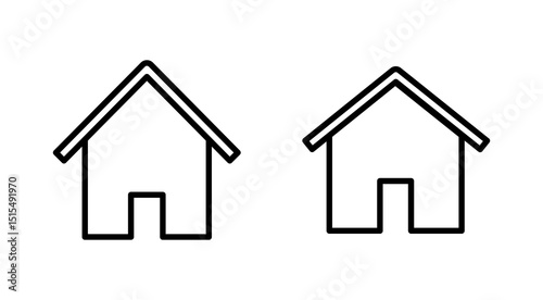 House icon vector. Home sign and symbol