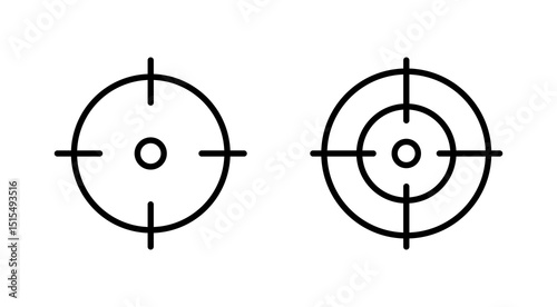 Target icon vector. goal icon vector. target marketing sign and symbol