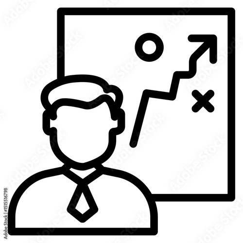 Plan icon in vector illustration