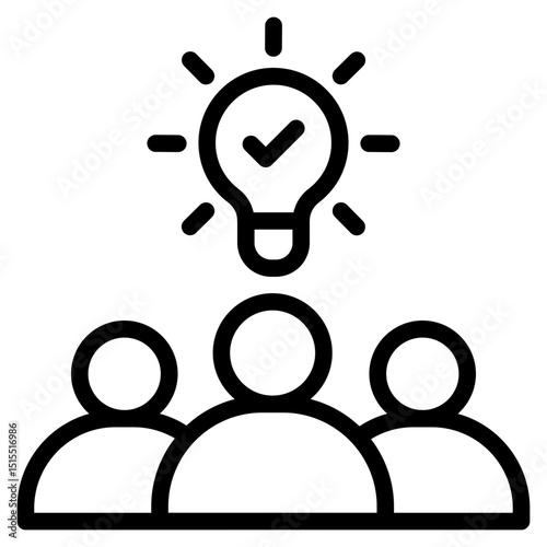 Social good icon in vector illustration