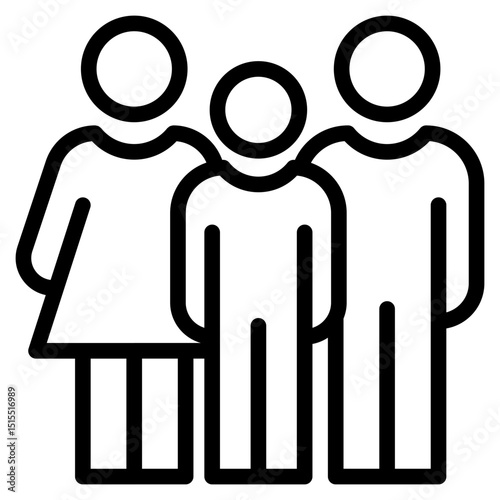 People icon in vector illustration