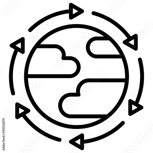 Sustainability Outline Icon