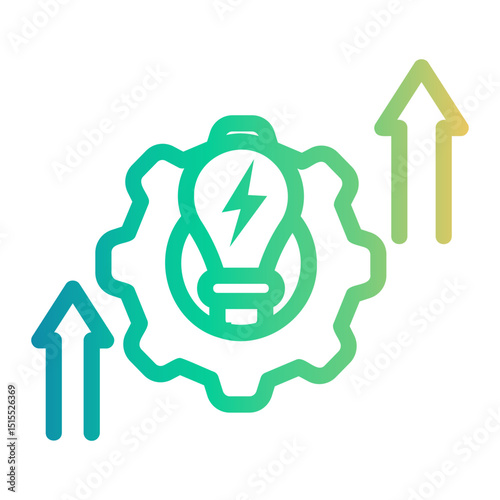 professional development Line Gradient Icon