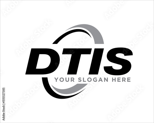  D T I S Analysis and research logo design