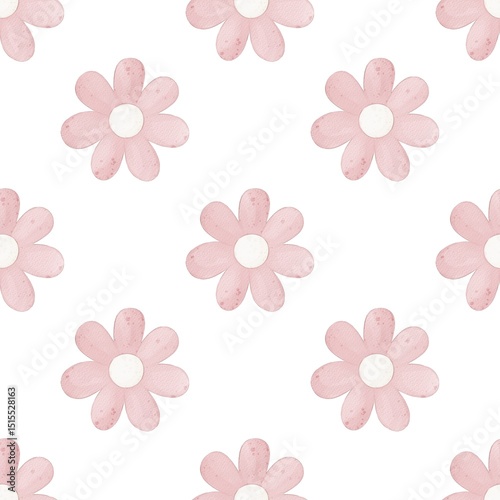 seamless pattern with cartoon flowers. hand drawing. design for fabric, print, textile, wrapper	
