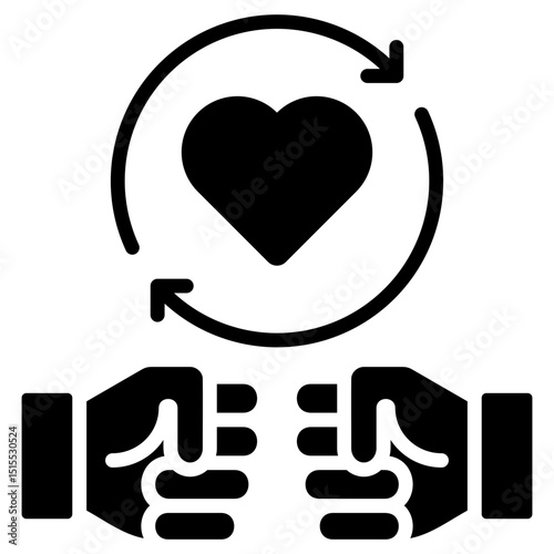 Solidarity Glyph Icon