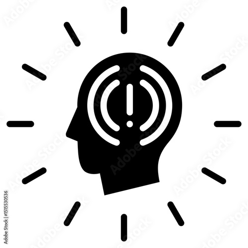 Awareness Glyph Icon