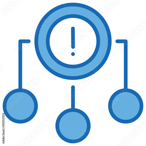 Interest Blue White Icon