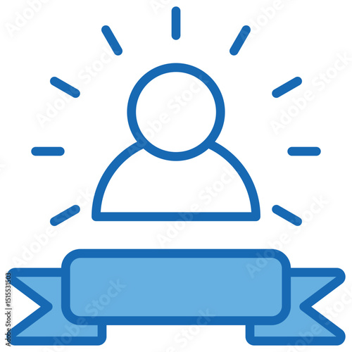 Dignity Blue White Icon