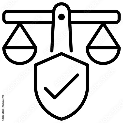 Ethics Outline Icon