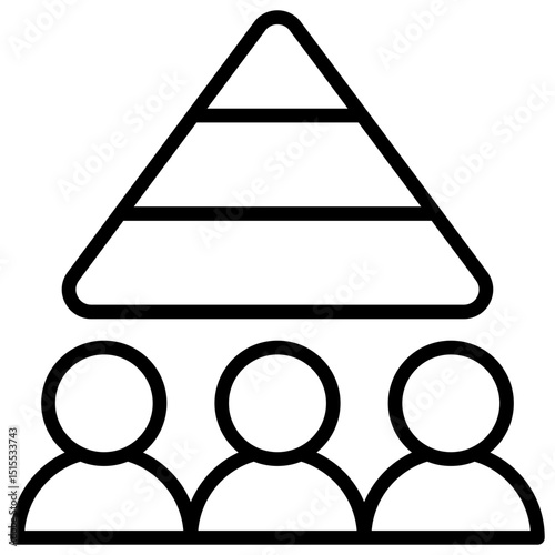 Social Class Outline Icon