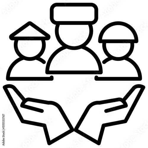 Inclusion Outline Icon
