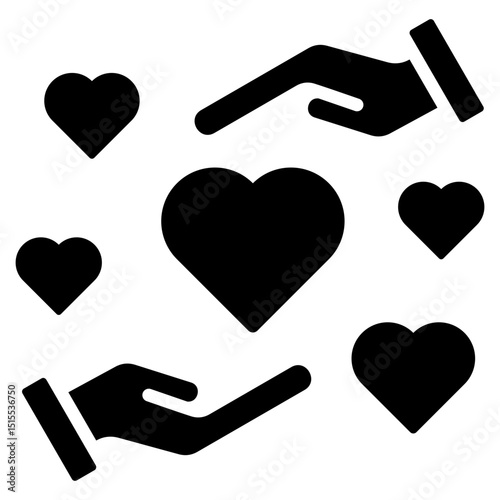 Solidarity Glyph Icon