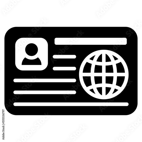 Citizenship Glyph Icon