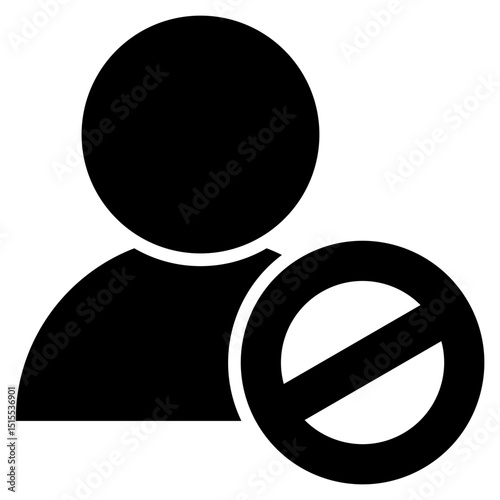Discrimination Glyph Icon