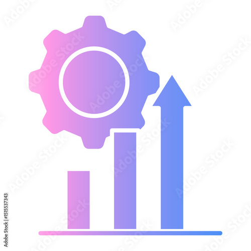 continuous improvement Gradient icon