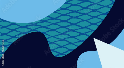 Printbackground with geometric shapes and patterns