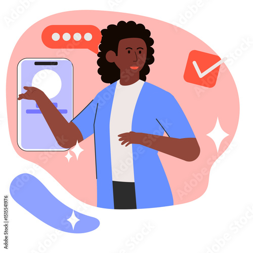Colorful Business character illustration. Flat vector of office workers, analysts, and entrepreneurs in modern digital workspace scenes.