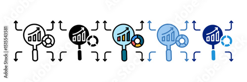Competitive Analysis Icon Element For Design