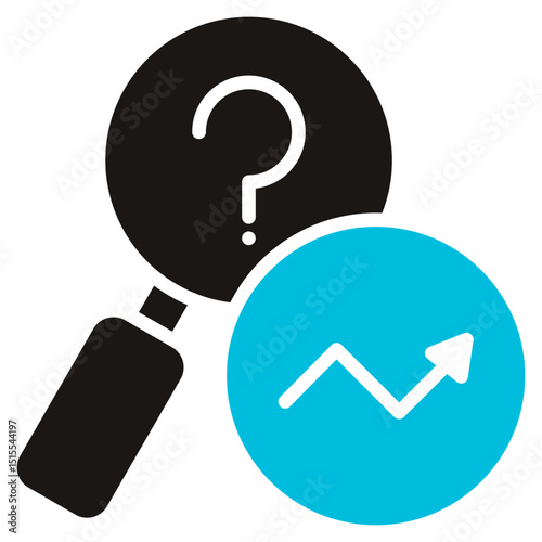 Forecast Glyph Blue Grey Icon